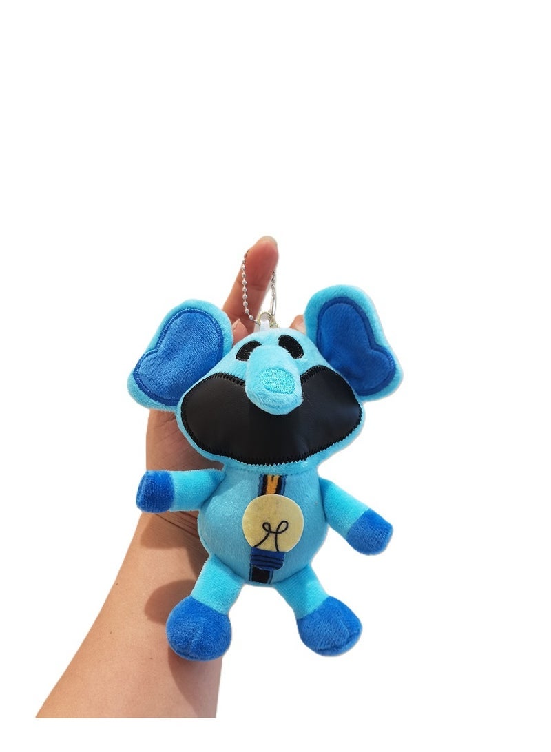New SmilingCritters Chapter 3 CatNap Keychain Smiling Critters Keychain Cute CatNap Cartoon Anime SmilingCritters Keychain Toy for Game Fans Kids Birthday Gift 2pcs - Image 2